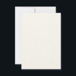 Cartão de Convite em Feltro Rústico Bege 8,9 cm x<br><div class="desc">Eleve suas ocasiões especiais com convites personalizados de feltro ecru 3, 5" x 5".</div>