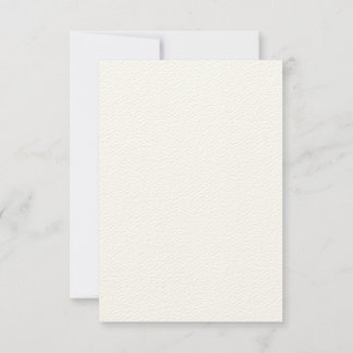 Cartão de Convite em Feltro Rústico Bege 8,9 cm x