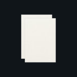 Cartão de Convite em Feltro Rústico Bege 8,9 cm x<br><div class="desc">Eleve suas ocasiões especiais com convites personalizados de feltro ecru 3, 5" x 5".</div>