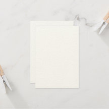 Cartão de Convite em Feltro Rústico Bege 8,9 cm x