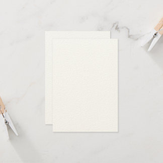 Cartão de Convite em Feltro Rústico Bege 8,9 cm x