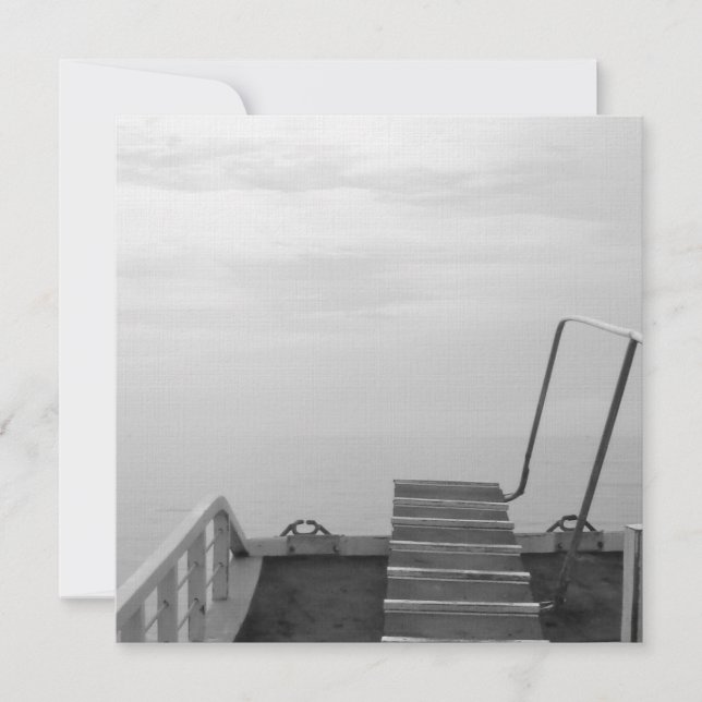 Cartão de Convite/Felicitações - Versão da Foto Ti (Frente)