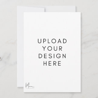 Cartão de Convite Frente e Verso