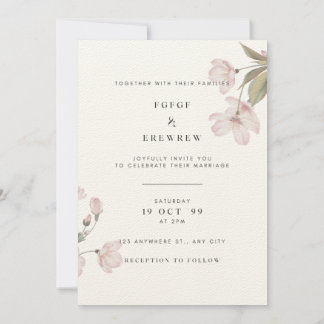 cartão de convite frente e verso