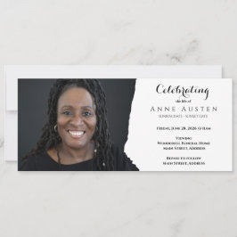 Cartão de Convite Funeral Personalizado - Placa Pl