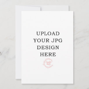 Cartão de Convite Impresso 5x7