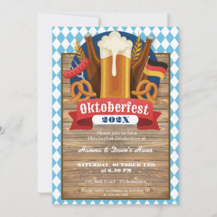 Cartão de Convite Oktoberfest
