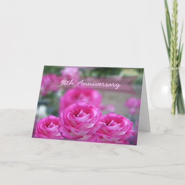 Cartão de Convite para 50 anos (Frente)