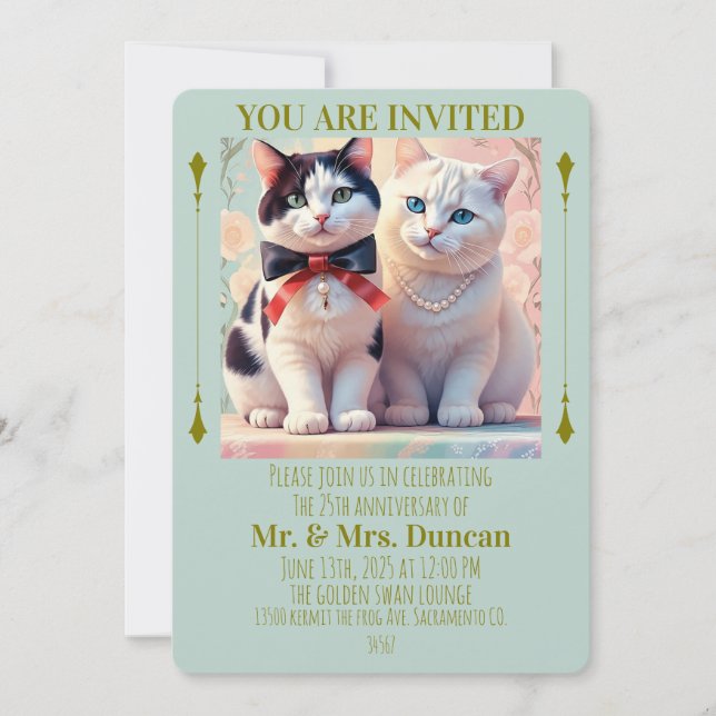 " CARTÃO DE CONVITE PARA ANÚNCIO DE ANIVERSÁRIO " (Frente)