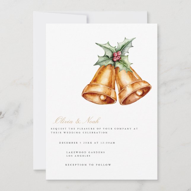 Cartão de Convite para Casamento de Decoração de N (Frente)