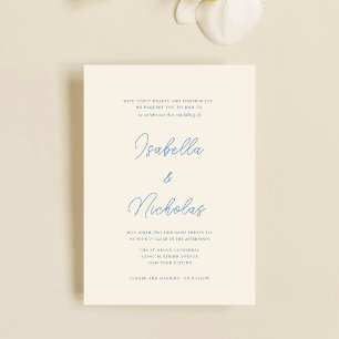 cartão de convite para casamento do creme digital 