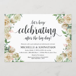 Cartão de Convite para Casamento Poste Neutro de P