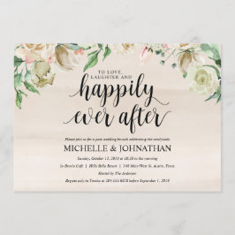 Cartão de Convite para Casamento Poste Neutro de P