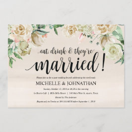 Cartão de Convite para Casamento Poste Neutro de P