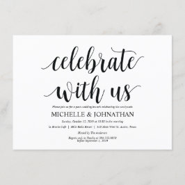 Cartão de Convite para Casamento Poste Russo Brunc