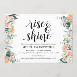 Cartão de Convite para Casamento Poste Rustic Dusk