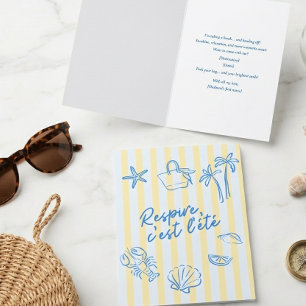 Cartão de Convite para Férias Românticas para Casa