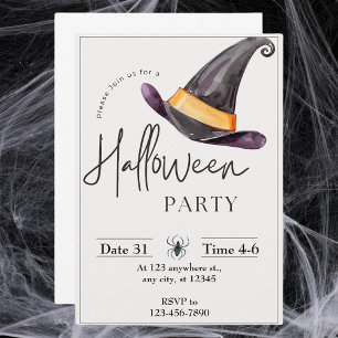 Cartão de Convite para Festas de Halloween