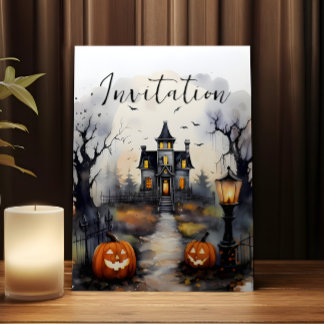 Cartão de Convite para Halloween