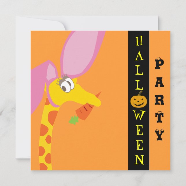 Cartão de Convite para Halloween - Personalizável (Frente)