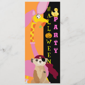 Cartão de Convite para Halloween - Personalizável