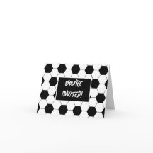 Cartão de Convite para Modelo de Padrão de Bola de