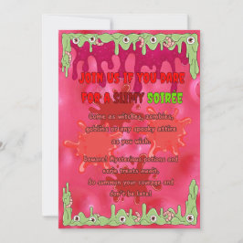 Cartão de Convite para o Halloween