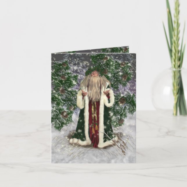 Cartão de Convite para Pai Natal (Frente)