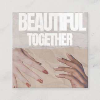 Cartão de convite para unhas