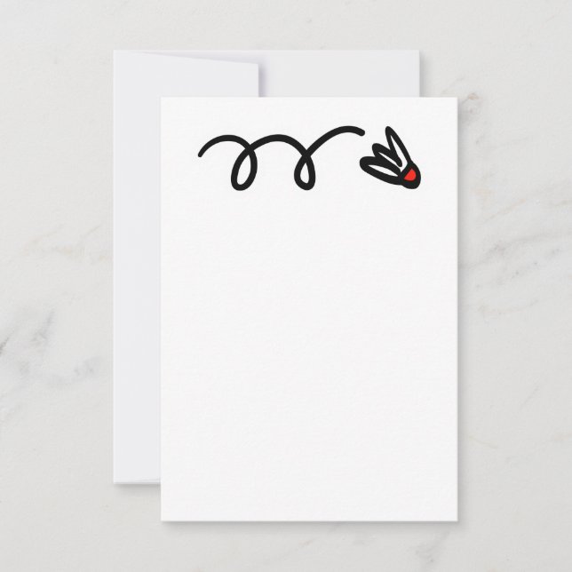 Cartão de convite personalizado de emblema com o l (Frente)