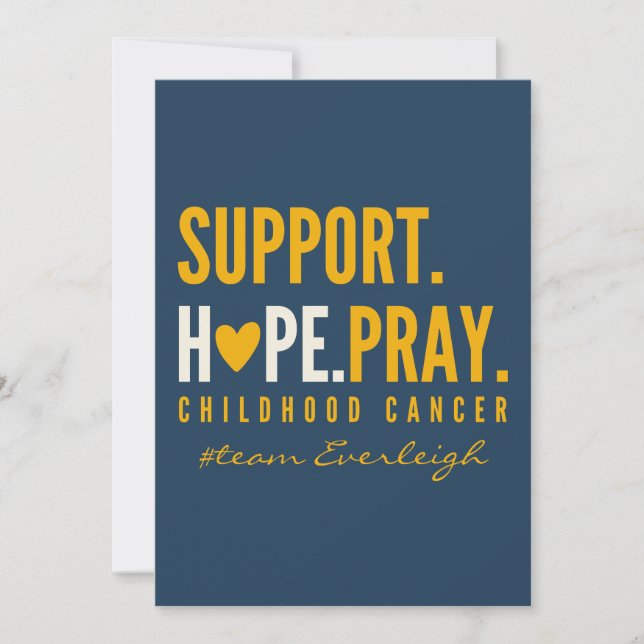 Cartão de Convite Personalizado para Suporte a can (Frente)