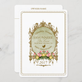 Cartão de Convite SAVONNERIE