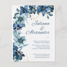 Cartão de Convites de Casamento