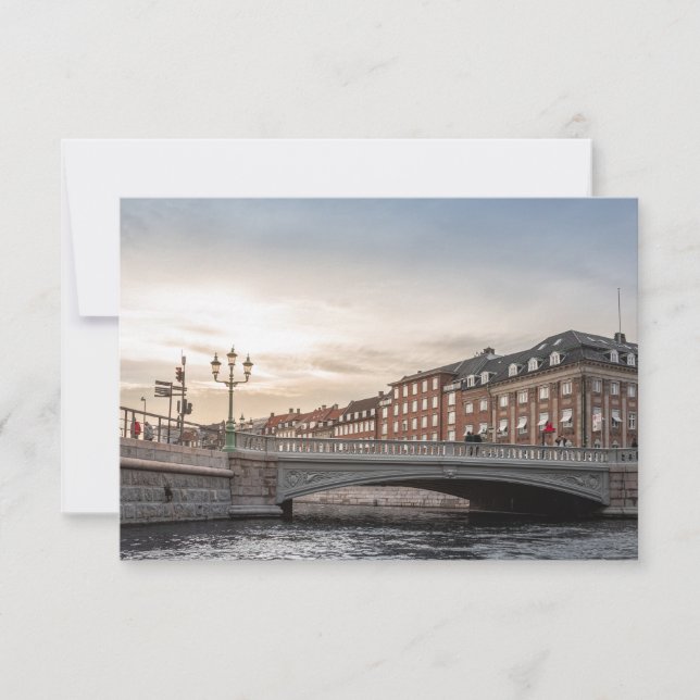 Cartão de Copenhaga Dinamarca (Frente)