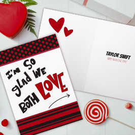Cartão de Corações de Amor do Dia dos Namorados co