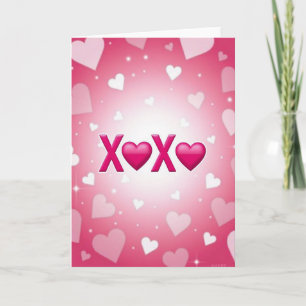 Cartão de Corações de Amor Sincero
