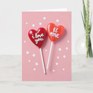Cartão de Corações Seja Meu Amor