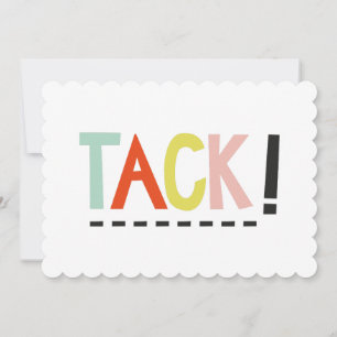 Cartão de Cores TACK!