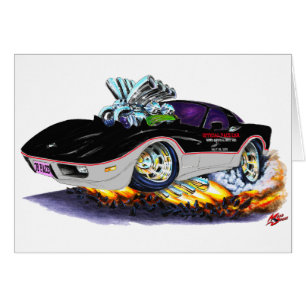 Cartão De Corveta Indy carro 1978 de ritmo
