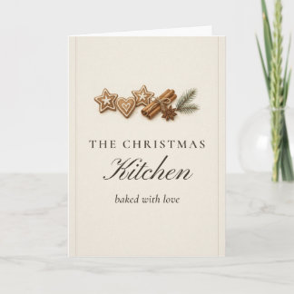 Cartão de Cozinha de Natal