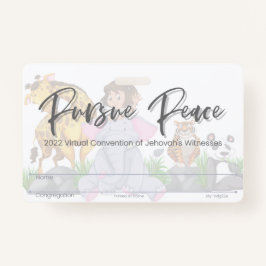 Cartão de Crachá da Convenção JW Keepsasaame | Ani