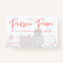 Cartão de Crachá da Convenção JW Keepsasaame | Gat