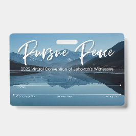 Cartão de Crachá da Convenção JW Keepsasaame | Mon