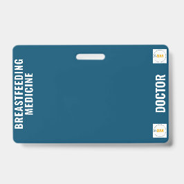 Cartão de Crachá para aleitamento e aleitamento