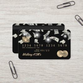 Cartão de Crédito Caixa de Moeda ATM Estilado