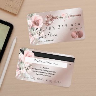 Cartão de crédito de limpeza Maid House