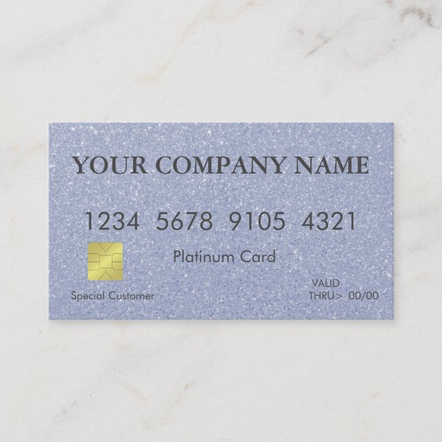 Cartão de Crédito Elegante Rosa (Frente)