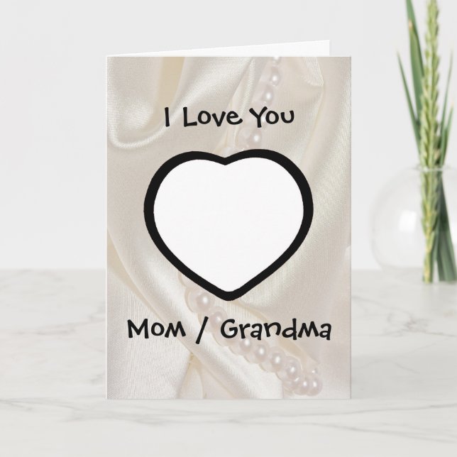 Cartão de criança para Dia de as mães personalizad (Frente)