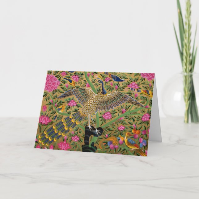 Cartão de Cumprimentos Bird of Life 7 x 5 (Frente)