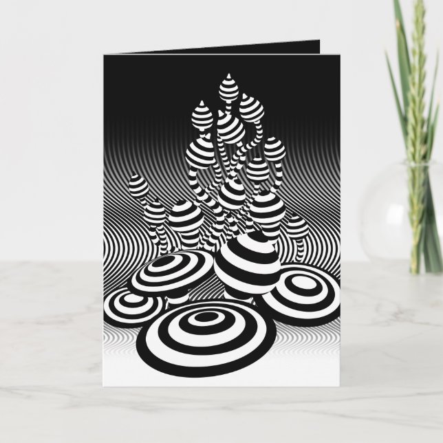 Cartão de cumprimentos Cogumelos Mágicos (Frente)